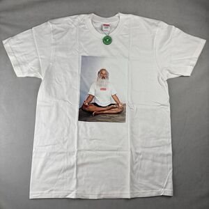 Supreme Shirt Mens L Rick Rubin Yoga Photo White Tee Made USA Authentic Street